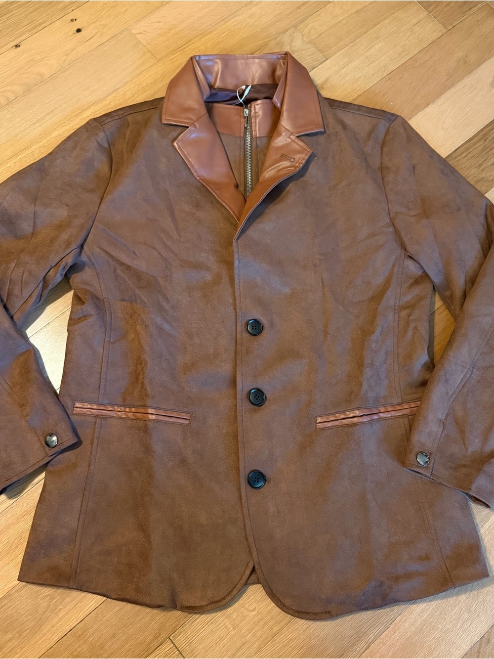 MANLY Men’s Medium Brown Western Blazer Jacket NWT